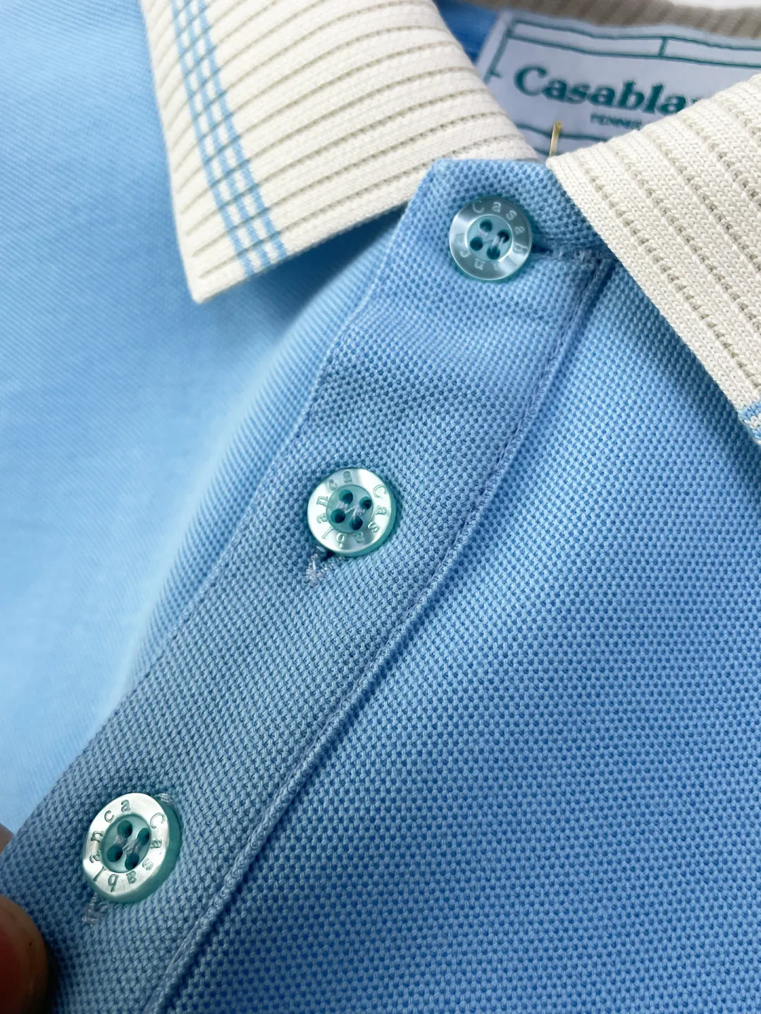 Casablanca New Arrival long-sleeved Polo shirt, original fabric, official Same Style, made of pure cotton pique fabric, custom-made in the same vat, feels very comfortable and smooth, very wide and stylish, produced by a first-line brand Factory, imported Behringer embroidery machine, embroidery is full and textured, collar and collar ribs are woven with imported yarn, will not deform after long-term wear, the most New Arrival style in autumn and winter, fashionable and individual, super Versatile and good-looking Very suitable for both men and women. A must-have item for everyone. Size: M-XXXL